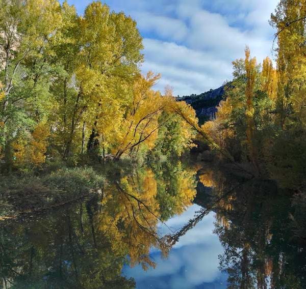 Jucar River in autumn
