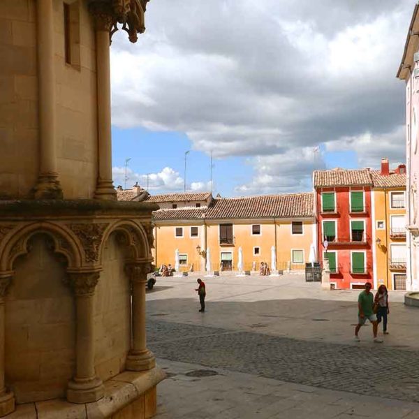 The Plaza Mayor and the Cathedral of Cuenca