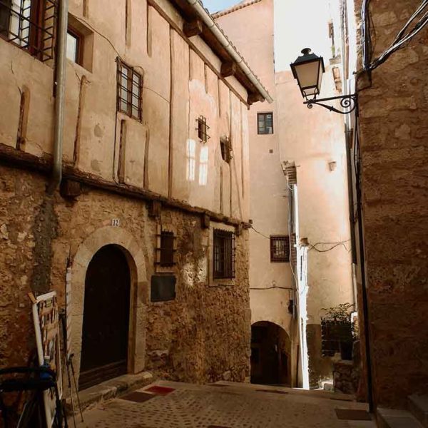Narrow street in Cuenca town